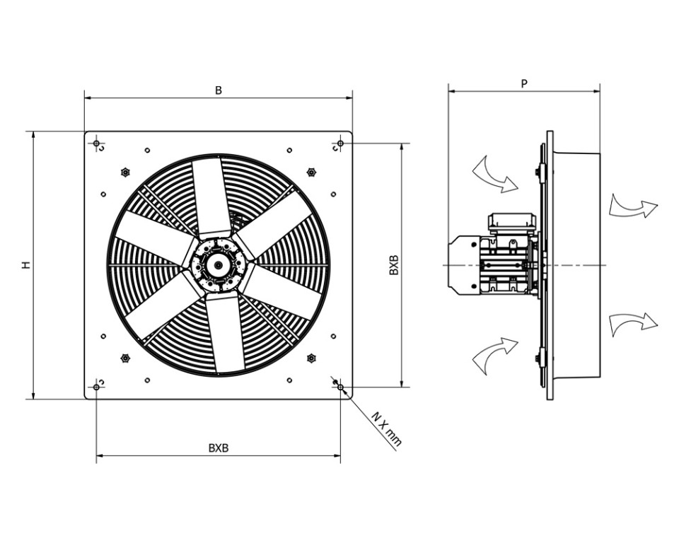 Dimensions de l'Eq